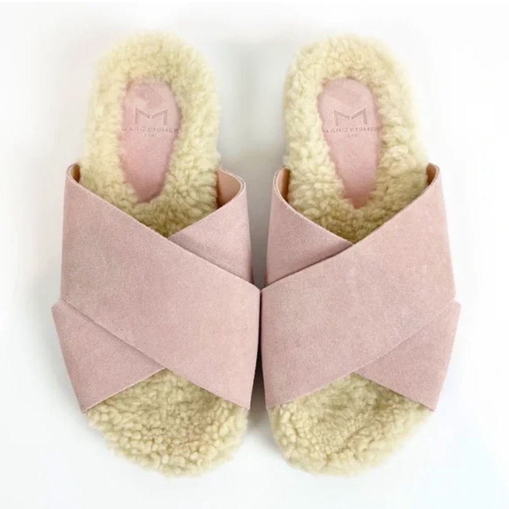 NWOB Marc Fisher‎ Canna Cozy Slides Size 6 $100